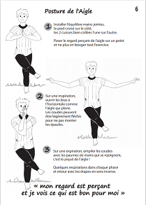 carte posture de l aigle verso